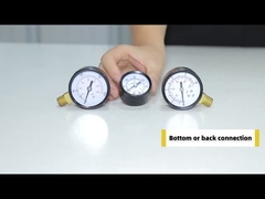 Écran de pression de l'acier noir Dural Scale 50mm Écran de pression de l'air