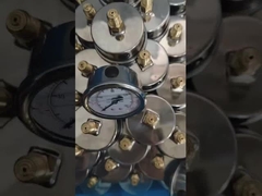 2Manomètre de pression de type flange rempli de glycérine