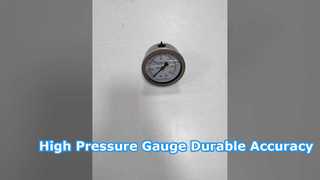 Solution hydraulique durable remplie d'huile de manomètre de 63 mm