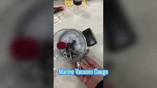 4" 100 mm 0 ~ 0,6 MPa tout en acier inoxydable avec dos antidéflagrant.