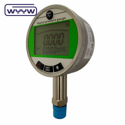 4.5V batterie jauge numérique de pression 100mm boîtier avec écran LCD