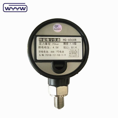 63 mm Mbar Bar Manomètre numérique de pression de l'eau Monture inférieure