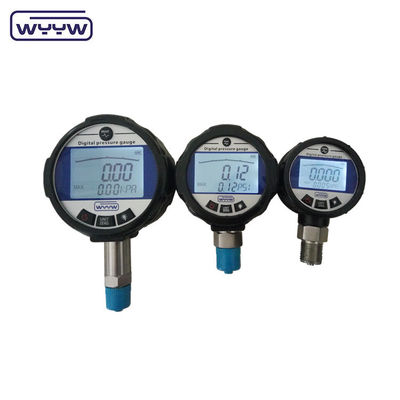 Manomètre numérique de pression de gaz en acier inoxydable 65 mm avec affichage LCD numérique 4-5