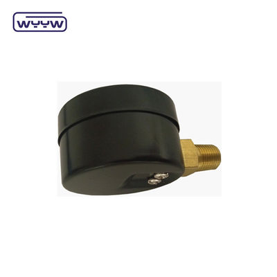 Casse en plastique à double échelle, jauge de pression sous vide, monture arrière 1 1/2 &quot; 40 mm -1bar-0bar Casse en acier