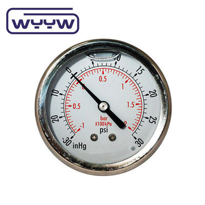 OEM Manomètre de pression négative de l'air Manomètre de pression de Bourdon