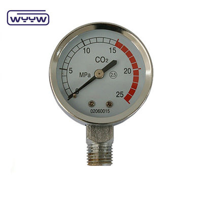 Régulateur de pression du compteur de pression commercial utilisant le manomètre de gaz naturel 50 mm, manomètre de pression du fournisseur