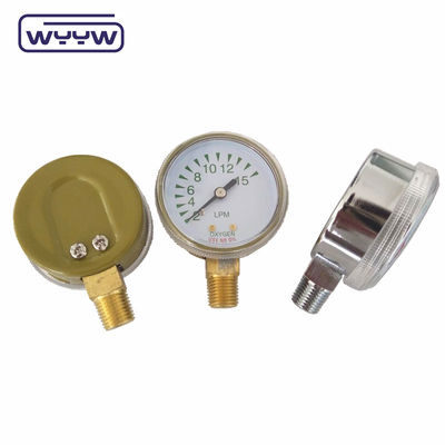 Régulateur de pression du compteur de pression commercial utilisant le manomètre de gaz naturel 50 mm, manomètre de pression du fournisseur