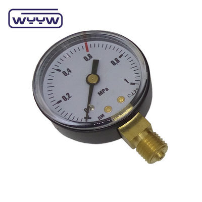 Régulateur de pression du compteur de pression commercial utilisant le manomètre de gaz naturel 50 mm, manomètre de pression du fournisseur