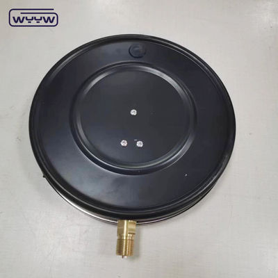 Taille du cadran 250mm fond M20X1.5 acier noir entreprise de manomètre de pression générale