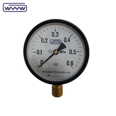 Bas 1/2 &quot;bsp CE 100 mm générique OEM disponible jauge de pression étalonnée
