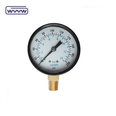 Utilisé pour mesurer les instruments 60mm économique 0-10bar air manomètre de pression atmosphérique