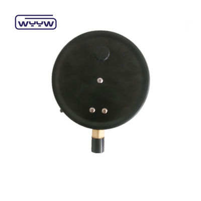 150 mm de haute qualité, manomètre à sec, boîtier en acier noir, manomètre hydraulique, manomètre de pression aérienne