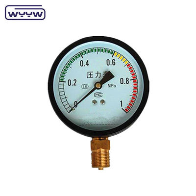 Manomètre/manomètre à pression de gaz d'essai de 2 pouces