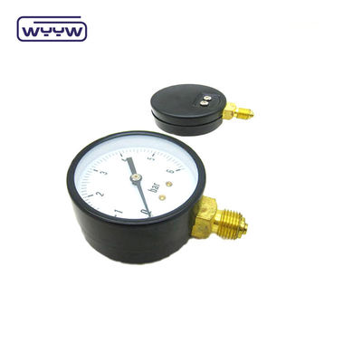 WYYW boîtier en fer de 100 mm MS manomètre de connexion au fond 16 bar