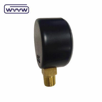 WYYW manomètre de pression prix connexion de fond 2 &quot; 50mm boîtier en plastique manomètre de pression de l'air lpg manomètre de gaz