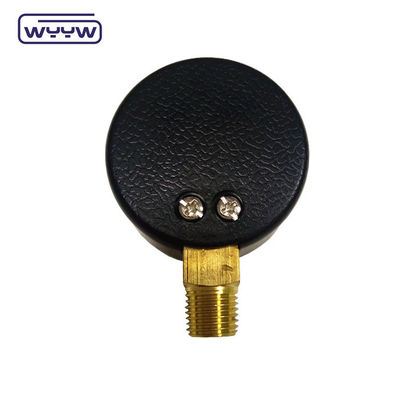 WYYW manomètre de pression prix connexion de fond 2 &quot; 50mm boîtier en plastique manomètre de pression de l'air lpg manomètre de gaz