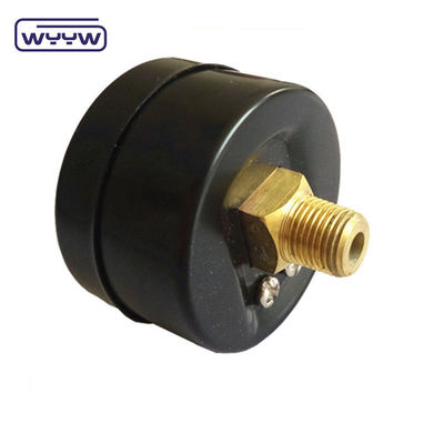 Bonne qualité 2 pouces type tube de Bourbon centre de la connexion arrière 1/4 &quot;NPT BSP basse 9 Psi manomètre manomètre