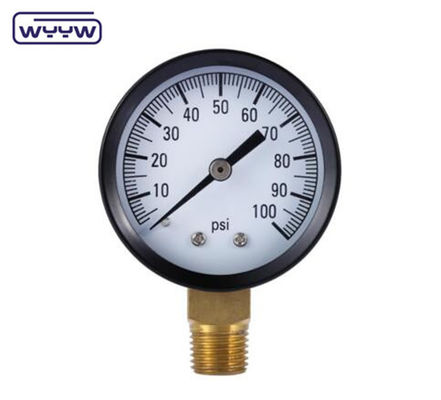 Manomètre de l'usine de Chine barre psi 60mm manomètre de test de pression de l'eau