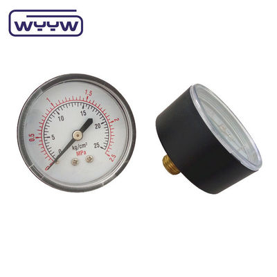 Chine manomètre de pression prix d'usine 1,5&quot; 40mm 0-3,5bar manomètre de gaz axiale en plastique