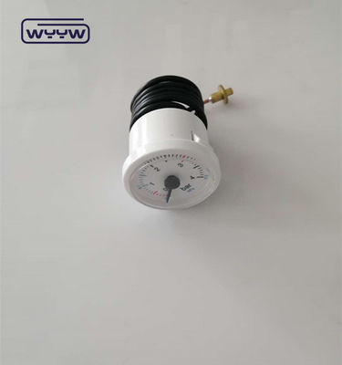Manomètre axiale de 0 à 4 bar, jaugeur de pression de vapeur de chaudière de 40 mm