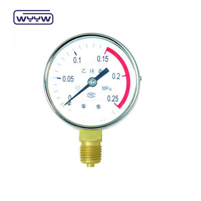 Précuteur de pression d'acétylène de 50 mm de fond 2&quot;