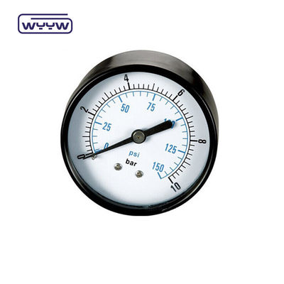 Manomètre de pression économique axiale de 50 mm / manomètre de pression atmosphérique