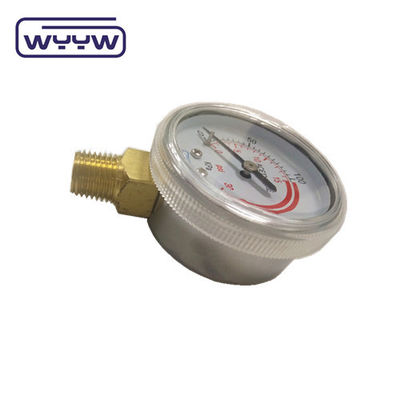 2 &quot; Manomètre de jauge de pression de gaz général Monture inférieure 50 mm