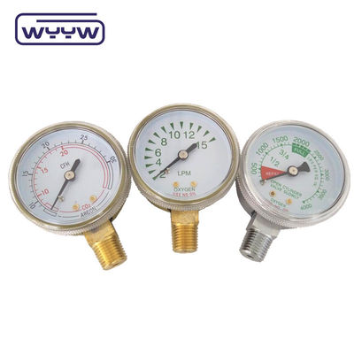 2 &quot; Manomètre de jauge de pression de gaz général Monture inférieure 50 mm