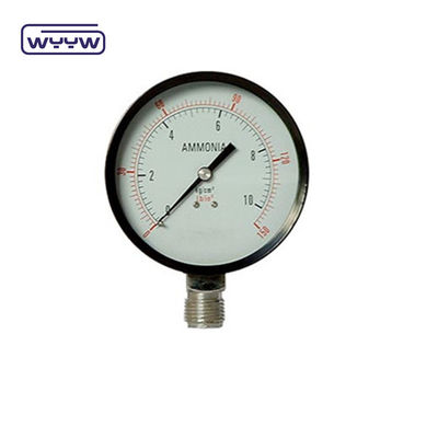 Manomètre/indicateur/mètre de mesure de pression d'ammoniac dans l'air OEM