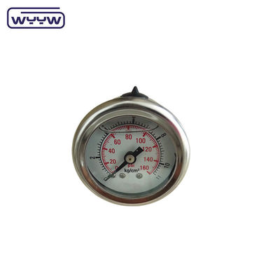 40mm centrifugeur arrière OEM 1/4 &quot;bsp npt 1,5 pouce visage glycérine rempli manomètre de pression