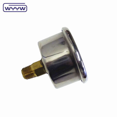 40mm centrifugeur arrière OEM 1/4 &quot;bsp npt 1,5 pouce visage glycérine rempli manomètre de pression