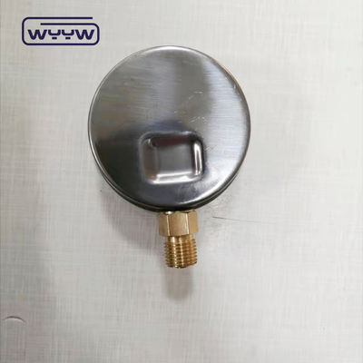 Oem pour le manomètre de pression industriel gratuit pénumatique 1/4&quot;G connexion radiale liquide rempli bar manomètre de pression 2,5&quot;