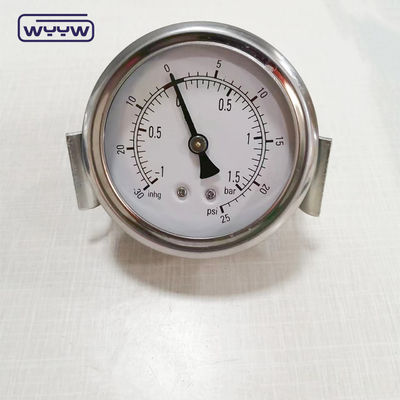 Manomètre de pression anti-vibration de 2,5 pouces de classe 1,6%