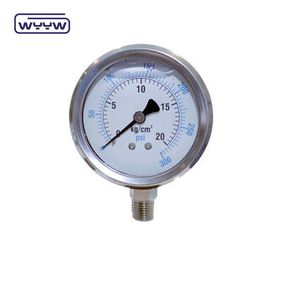 1/8&quot; NPT, jauge de pression de connexion inférieure 1,5&quot; jauge de pression d'huile de 40 mm