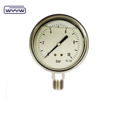 1/8&quot; NPT, jauge de pression de connexion inférieure 1,5&quot; jauge de pression d'huile de 40 mm