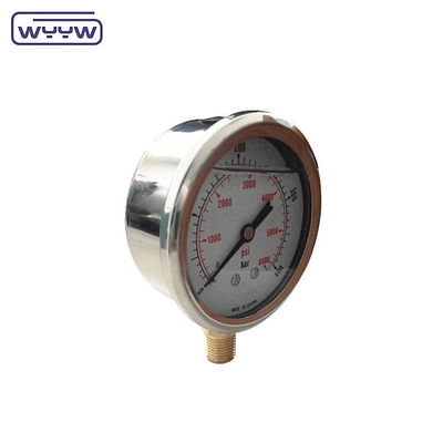 Précuteur hydraulique à épreuve de choc en acier inoxydable rempli d'huile de 63 mm 2,5 &quot;