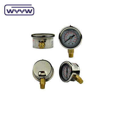 Manomètre hydraulique de pression industrielle 60 mm pour la glycérine
