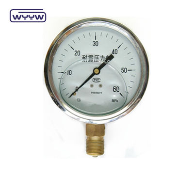 2.5&quot; Manomètre de pression anti-vibration monté en bas