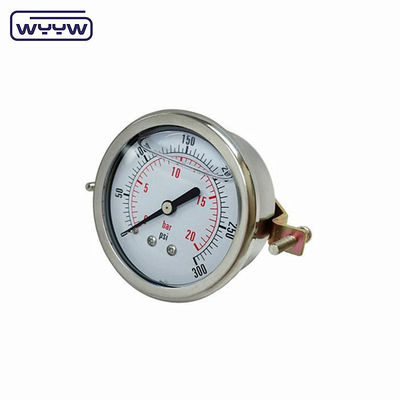 Réservoir d'eau 60 mm U-clampe à jauge de pression d'huile avec boîtier en acier inoxydable