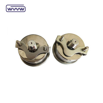 Réservoir d'eau 60 mm U-clampe à jauge de pression d'huile avec boîtier en acier inoxydable