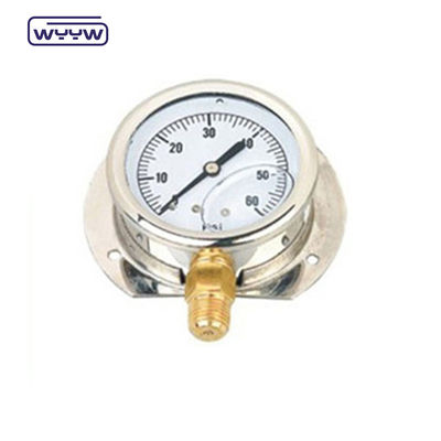 Manomètre de pression de glycérine 100 mm Préciomètre de pression inférieure pour le pétrole et le gaz