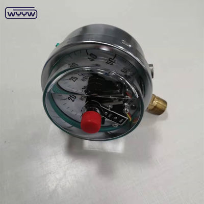 60 MPa Silicone rempli 380V Le manomètre de pression électrique de contact résistant aux chocs