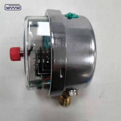 60 MPa Silicone rempli 380V Le manomètre de pression électrique de contact résistant aux chocs