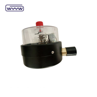 Manomètre de pression de fond en acier noir de 100 mm avec contact électrique