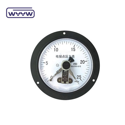 Émetteur de pression électrique standard de contact de 60 mm en acier noir / acier inoxydable