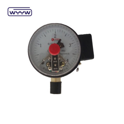 6&quot; 150mm jauge de pression Matériau en acier noir avec contact électrique