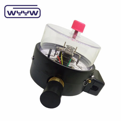 NO+NO Casse en acier noir 1.6MPa 100mm 380V Manomètre de contact électrique Manomètre de pression AC