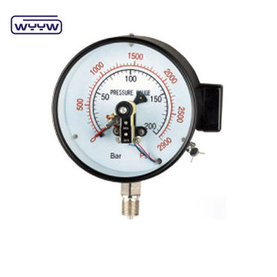 Manomètre hydraulique électrique de pression de contact 1,6%