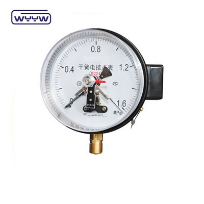Électromètre de contact électrique de 4 pouces avec gamme de 0 à 0,6 MPa et combo de commutateur
