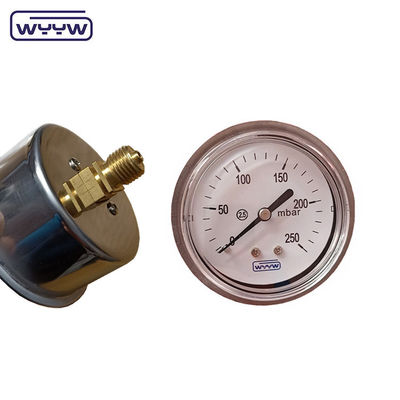 Manomètre capsule à basse pression personnalisable supporté par OEM CMH2O avec connexion arrière
